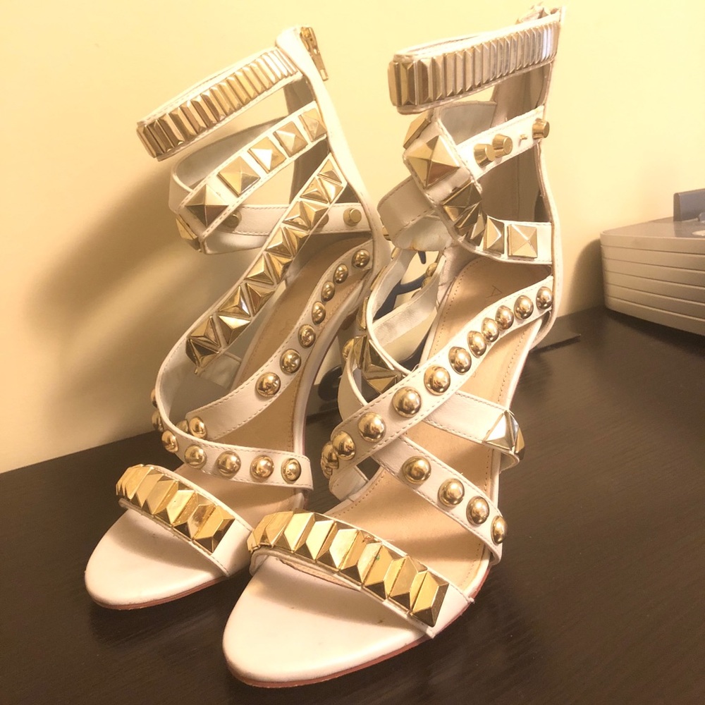 Nude Strappy Heels